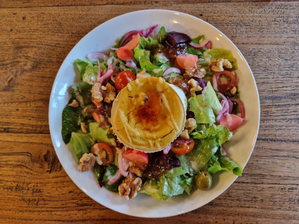 Geitenkaas salade Kasteel de haar
