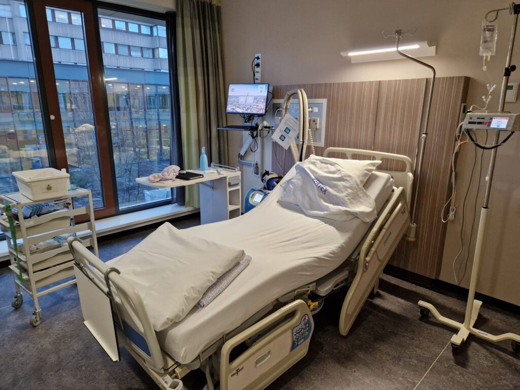 laatste chemo op kamer