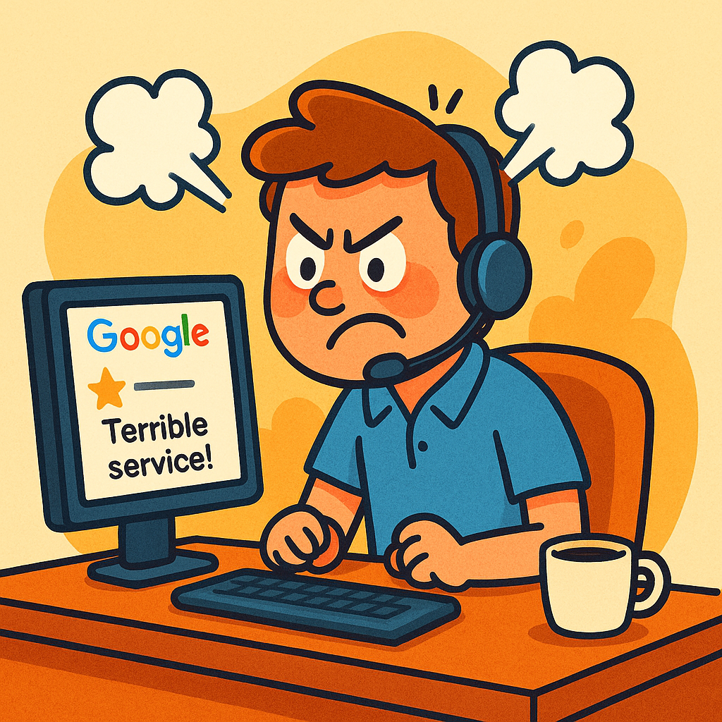 Slechte google reviews
